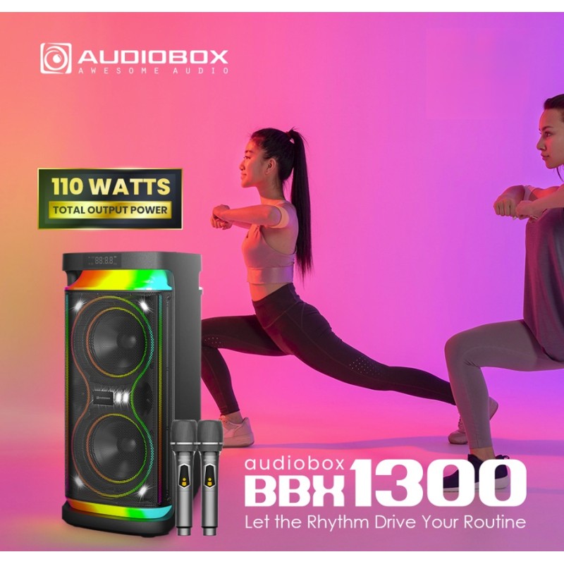 Buy SonicGear Portable Karaoke Speaker - BBX1300 - 2 x 6.5'' BT USB RGB 2x Mics ... in Cyprus, Nicosia, Limassol, Larnaka, Pafos