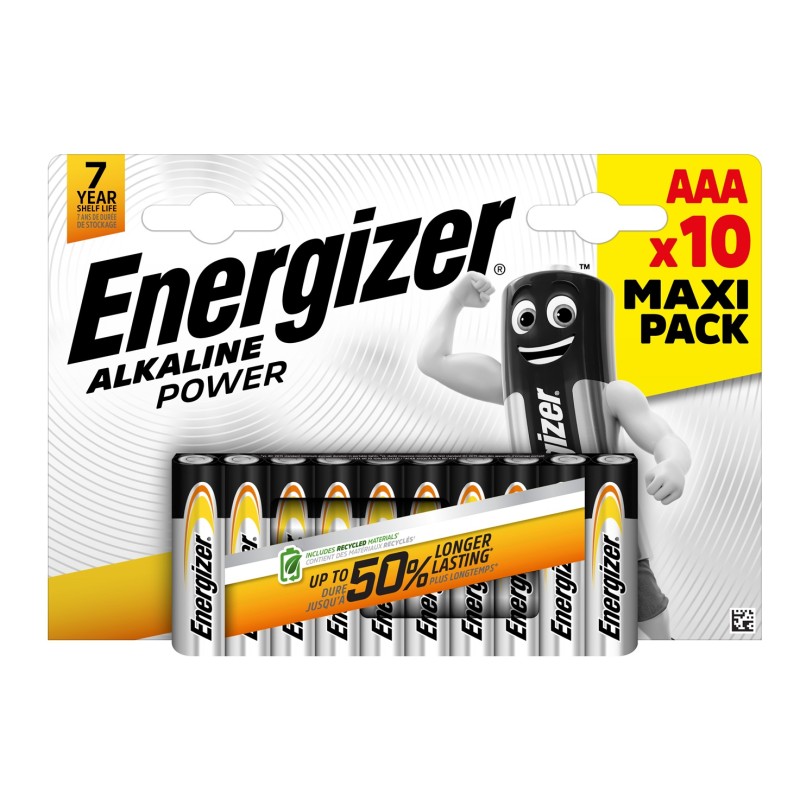 Buy Energizer Alkaline AAA - 10pcs Alkaline Power in Cyprus, Nicosia, Limassol, Larnaka, Pafos