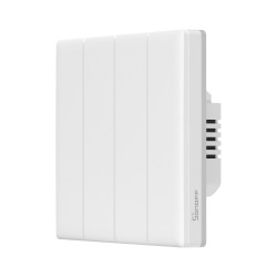 Buy Sonoff Smart Wall Touch Switch - T54C-WiFi - 4-Button White in Cyprus, Nicosia, Limassol, Larnaka, Pafos