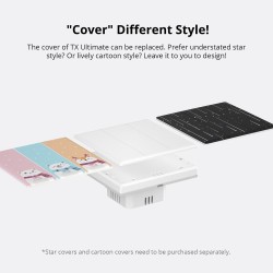 Buy Sonoff Smart Wall Touch Switch - T54C-WiFi - 4-Button White in Cyprus, Nicosia, Limassol, Larnaka, Pafos