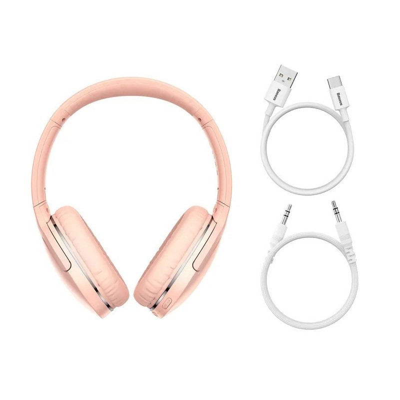 Buy Baseus Encok Wireless Headphone - D02 Pro - Pink in Cyprus, Nicosia, Limassol, Larnaka, Pafos