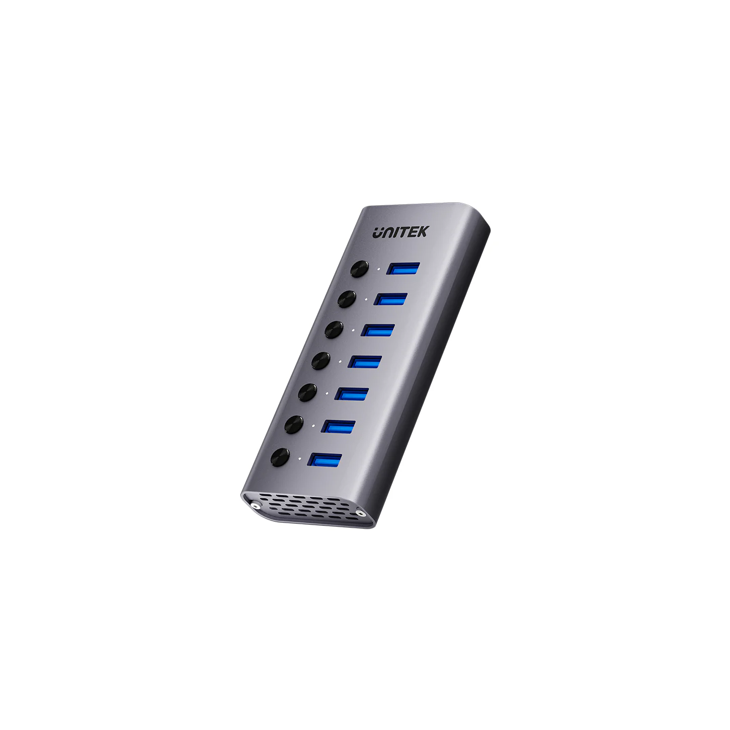 Unitek USB-C Hub - H1314A - 7xUSB-A Power Switch 12V2A — Buy in Cyprus with Fast Delivery