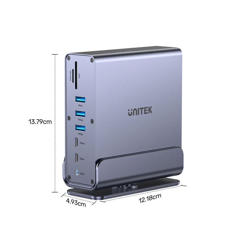 Buy Unitek 15in1 USB-C Hub - D1135A - Supports Macbook M1 Triple 4K Displays PD1... in Cyprus, Nicosia, Limassol, Larnaka, Pafos