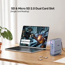 Unitek D1135A 15in1 USB-C Hub Triple 4K Mac M1 Support PD100W — Armenius Store Cyprus