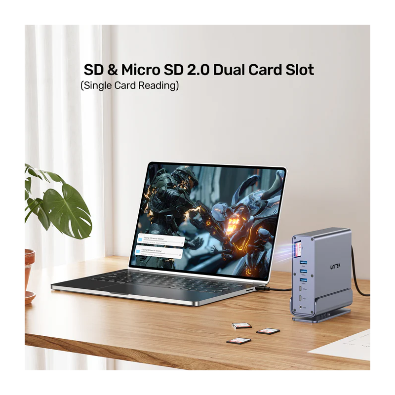 Buy Unitek 15in1 USB-C Hub - D1135A - Supports Macbook M1 Triple 4K Displays PD1... in Cyprus, Nicosia, Limassol, Larnaka, Pafos