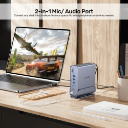 Unitek D1135A 15in1 USB-C Hub Triple 4K Mac M1 Support PD100W — Armenius Store Cyprus