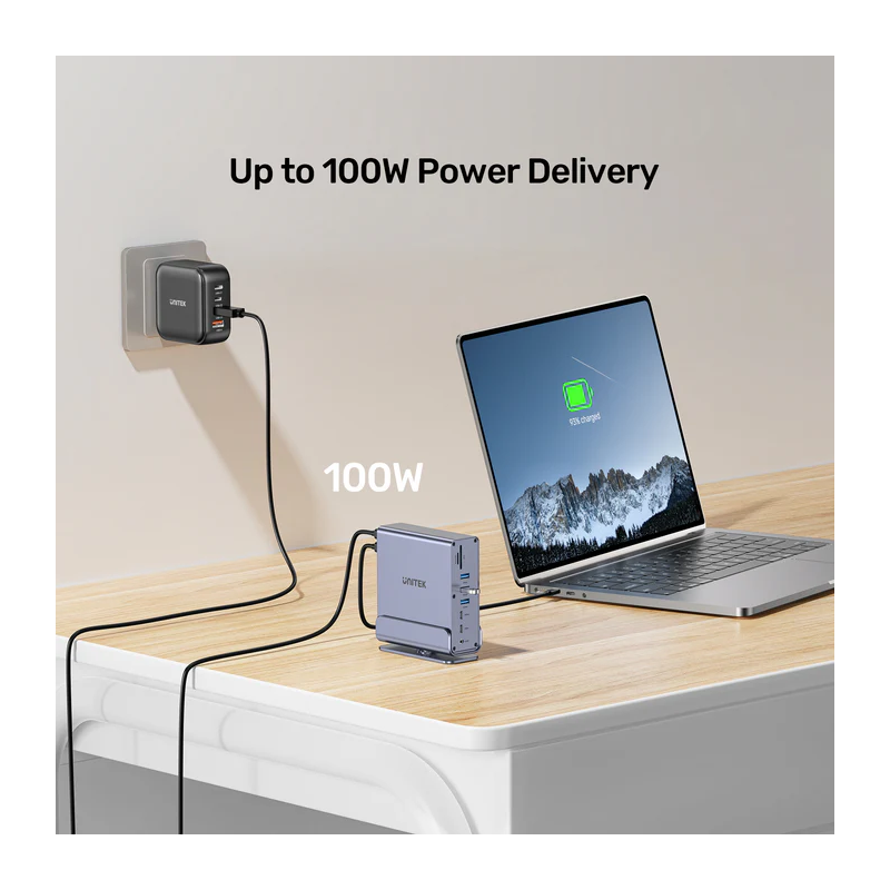 Buy Unitek 15in1 USB-C Hub - D1135A - Supports Macbook M1 Triple 4K Displays PD1... in Cyprus, Nicosia, Limassol, Larnaka, Pafos