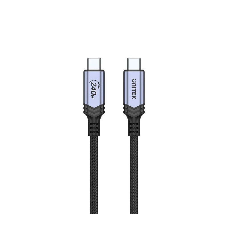 Buy Unitek MC USB-C Cable - C14110GY-2M - PD240W USB3.1 E-Marker 2.0m in Cyprus, Nicosia, Limassol, Larnaka, Pafos