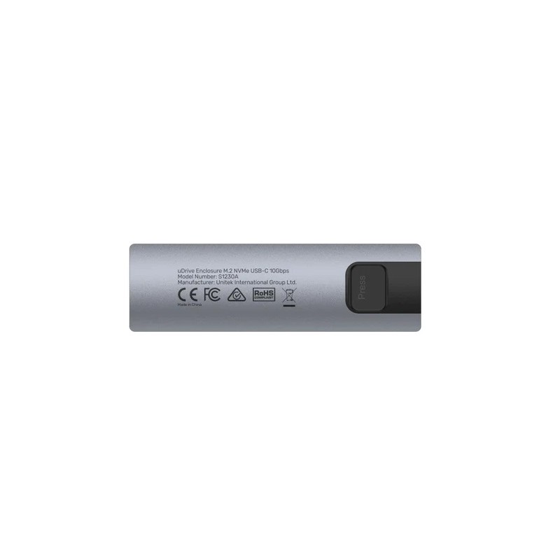 Buy Unitek uDrive - S1230A - M2 NVMe SATA SSD Enclosure USB-C 3.1 Gen2 in Cyprus, Nicosia, Limassol, Larnaka, Pafos