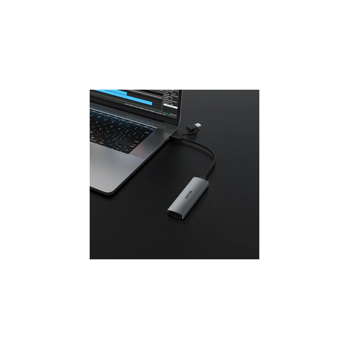 Unitek uDrive - S1230A - M2 NVMe SATA SSD Enclosure USB-C 3.1 Gen2 — Buy in Cyprus with Fast Delivery