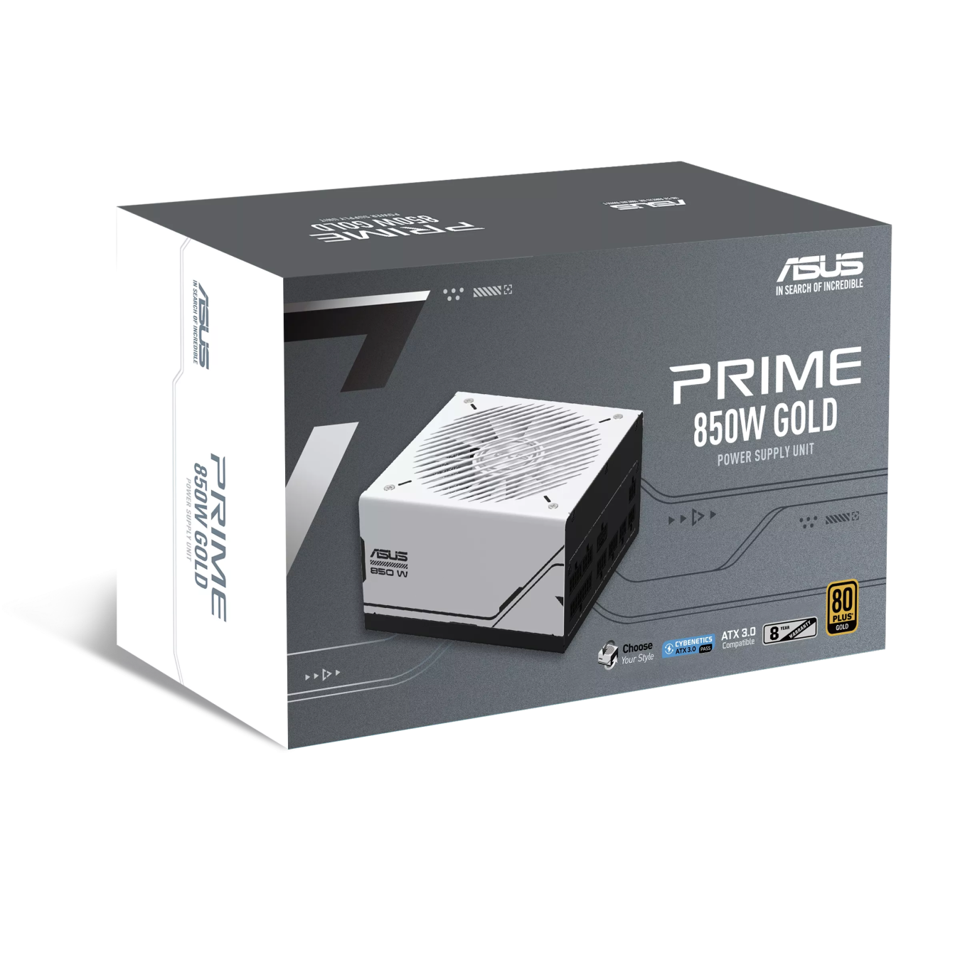 ASUS Gaming PSU 850W Gold Modular 80+ PRIME - AP-850G - ASUS Gaming PSU 850W Gold Modular 80+ PRIME