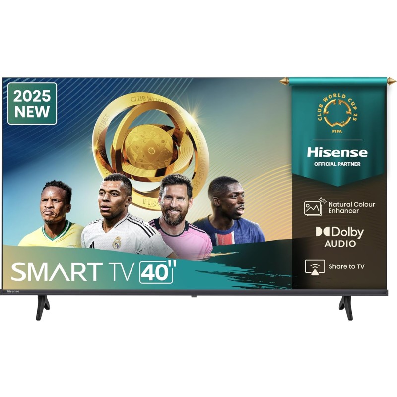 Buy Hisense 40'' Full HD Smart LED TV - 40A4Q - 40'' Full HD Smart LED TV in Cyprus, Nicosia, Limassol, Larnaka, Pafos