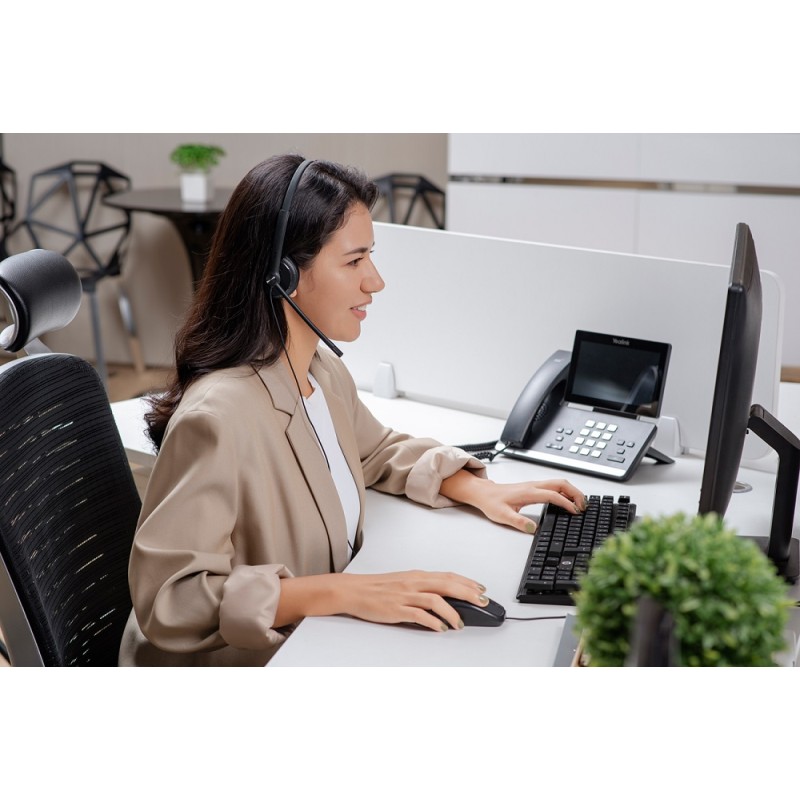 Yealink UH34 Dual Wired USB-A Noise Cancelling Teams Headset (Boxed) — Buy in Cyprus with Fast Delivery