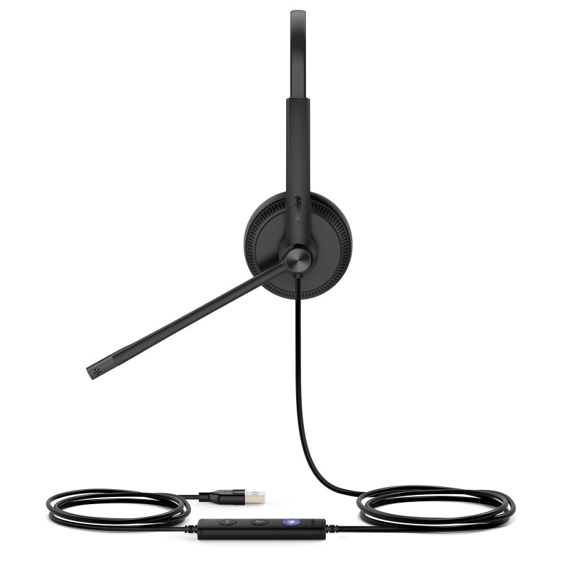 Buy Yealink Headset - UH34 - Wired USB Noise Cancelling USB-A Dual Teams in Cyprus, Nicosia, Limassol, Larnaka, Pafos