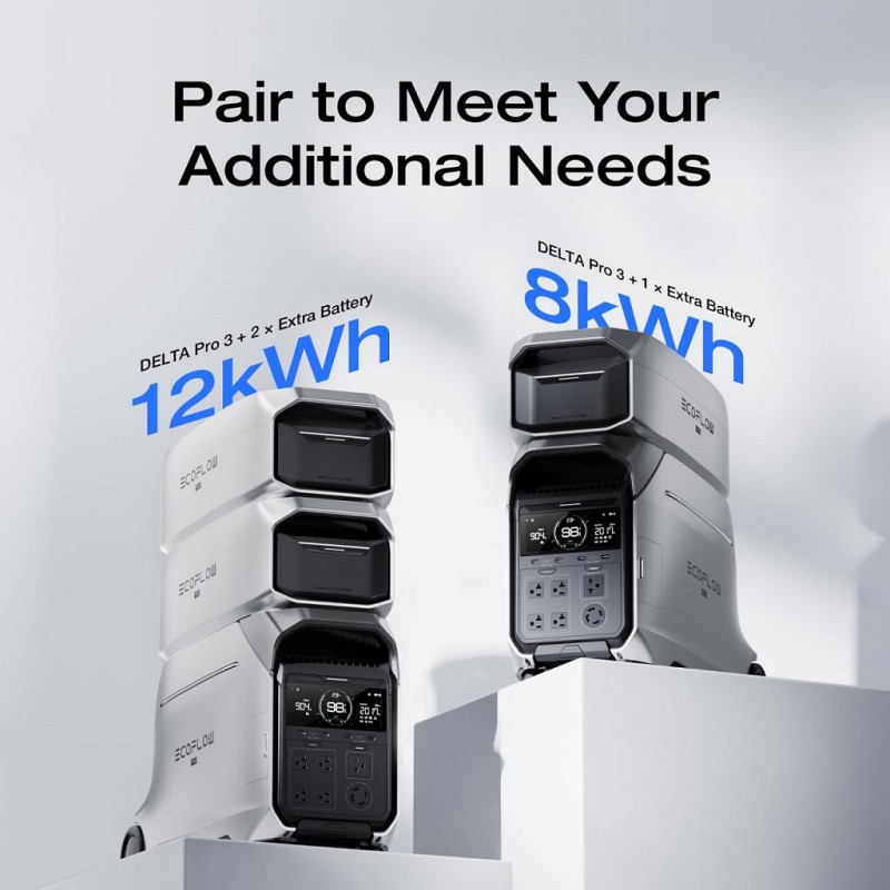 Buy EcoFlow Extra Battery - DELTA Pro 3 - Extra Battery in Cyprus, Nicosia, Limassol, Larnaka, Pafos