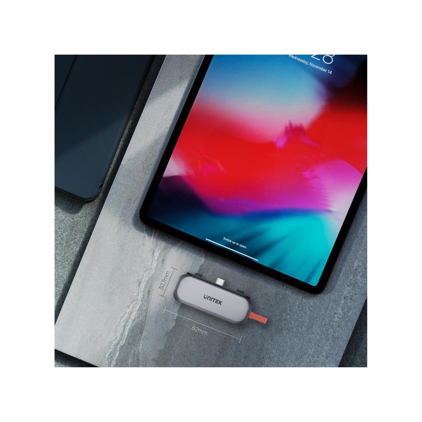 Unitek 4in1 Plugin USB-C Hub - D1070A - iPad Pro-Air — Buy in Cyprus with Fast Delivery