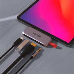 Buy Unitek 4in1 Plugin USB-C Hub - D1070A - iPad Pro-Air in Cyprus, Nicosia, Limassol, Larnaka, Pafos