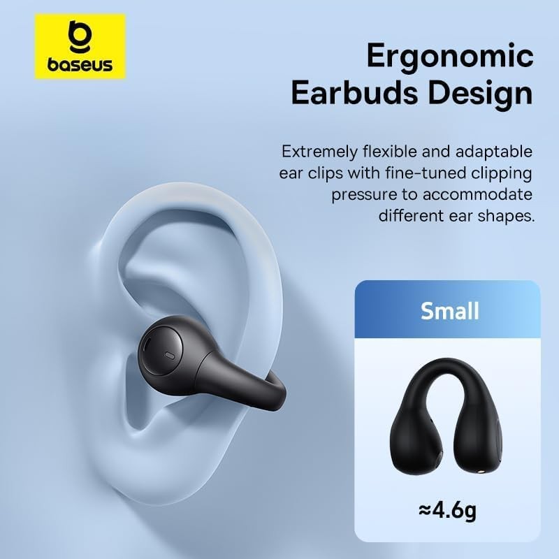 Buy Baseus Headphones Open Ear AirGo - AS01 - Black in Cyprus, Nicosia, Limassol, Larnaka, Pafos