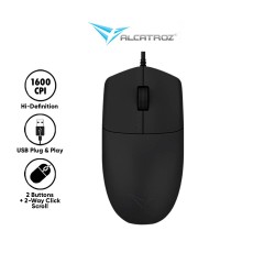 Buy Alcatroz Wired Mouse - ASIC 1 - Black Blister in Cyprus, Nicosia, Limassol, Larnaka, Pafos