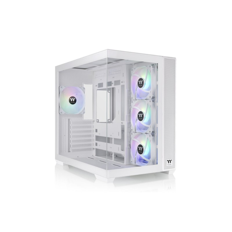 Buy Thermaltake View 380 TG ARGB Mid Tower PC Case - Snow White in Cyprus, Nicosia, Limassol, Larnaka, Pafos