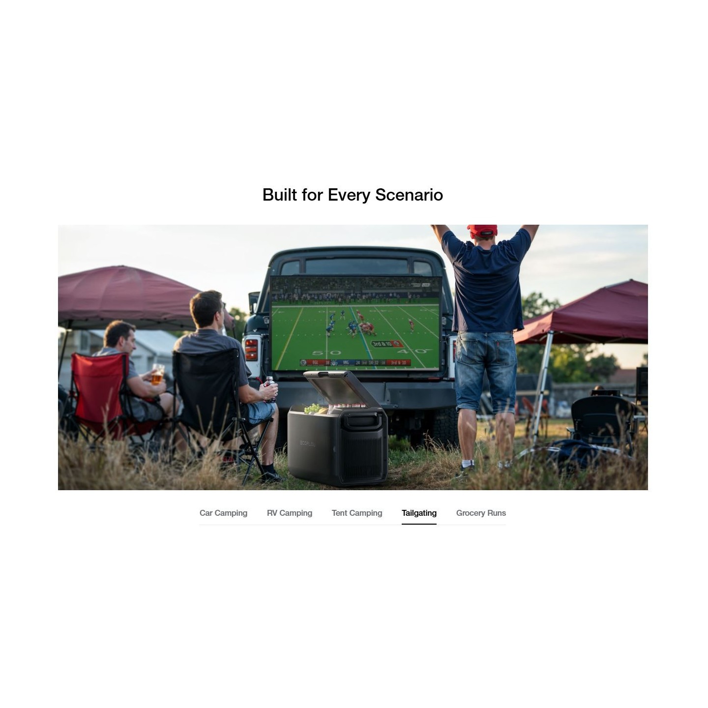 EcoFlow (UK) Portable Solar Fridge (not including battery) - GLACIER 35L - Portable Solar Fridge (not including battery)