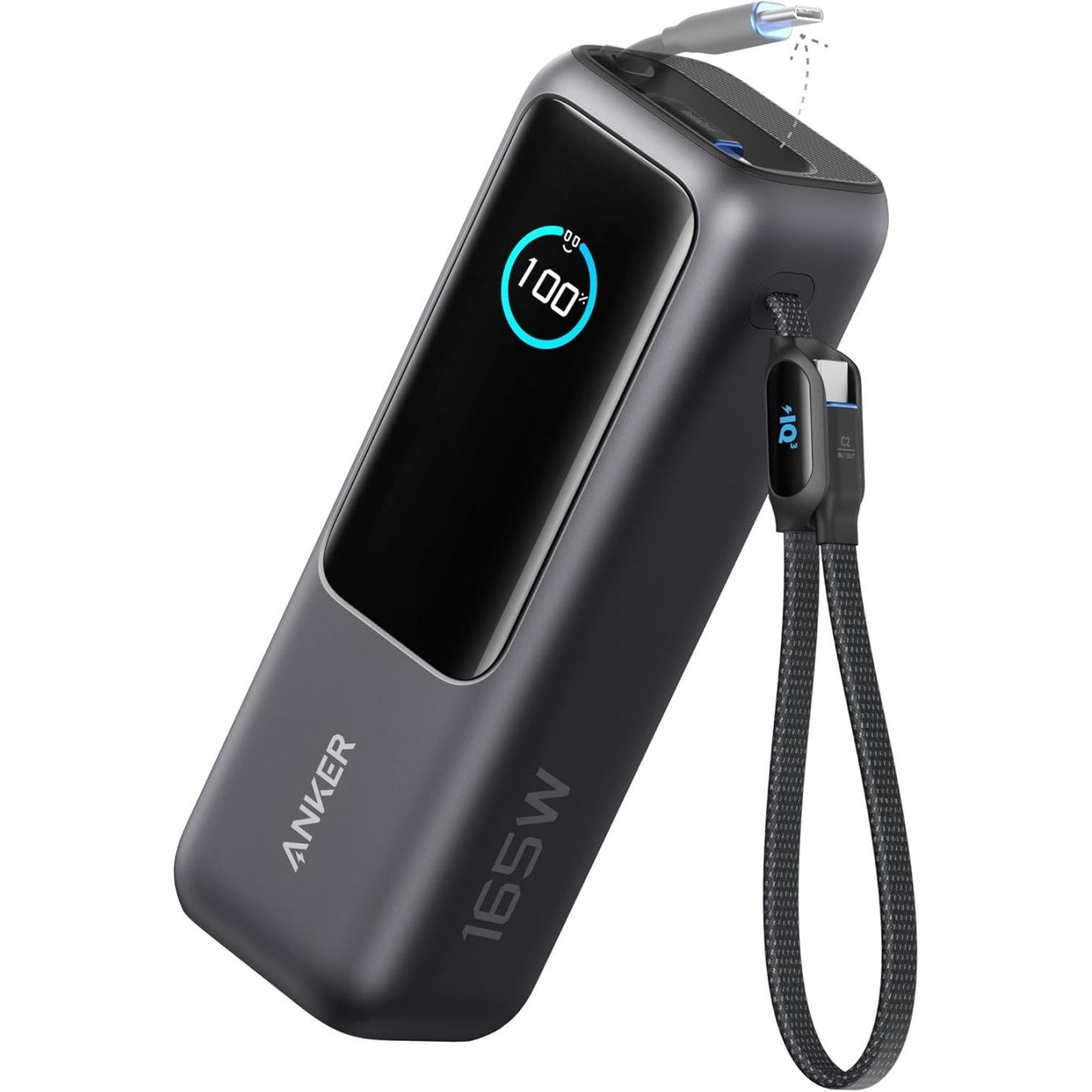 Anker Mobile Powerbank 25000 Prime - 165W Built-In and Retractable Cables — Buy in Cyprus with Fast Delivery