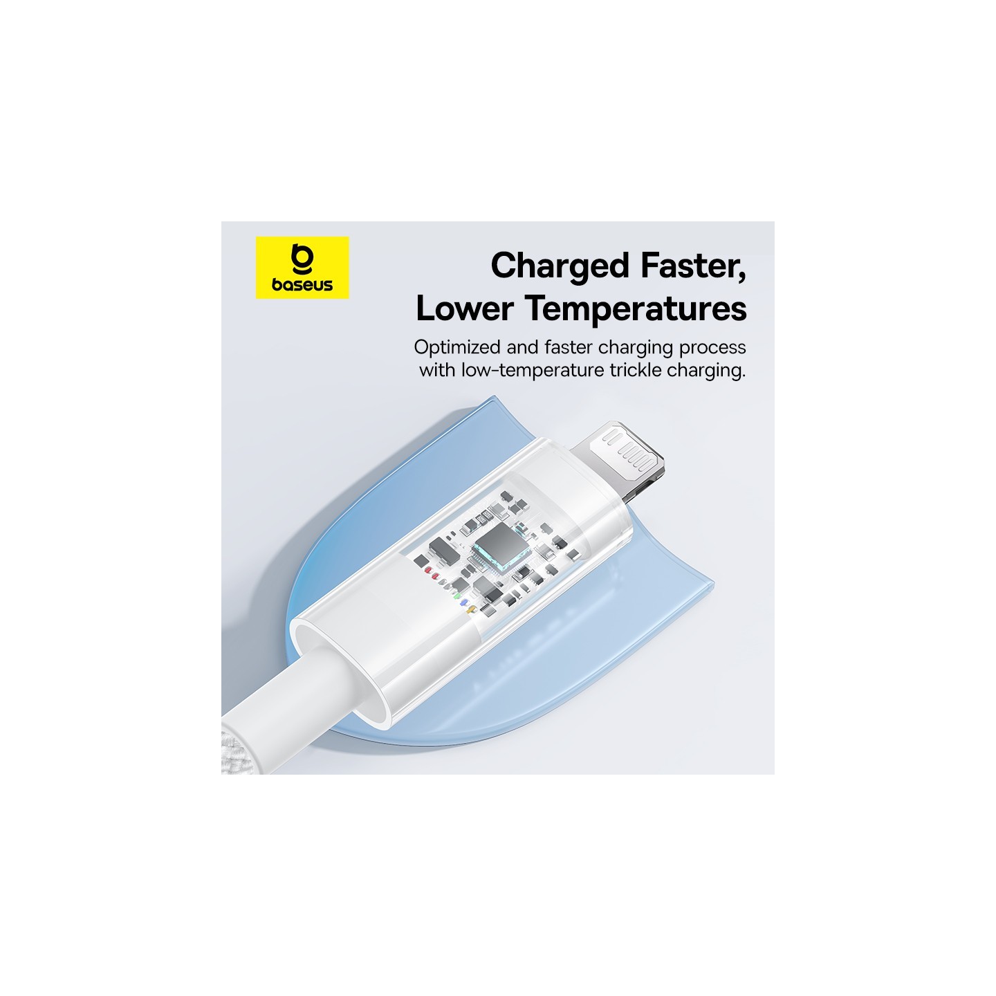 Baseus Cable Lightning to USB-C Gem Series - 1.0m - 20W - White — Buy in Cyprus with Fast Delivery