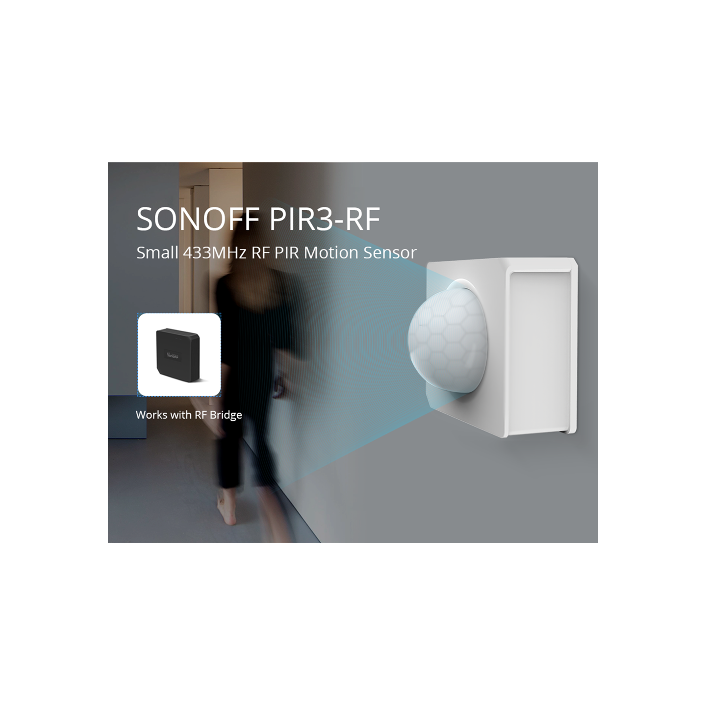Sonoff Motion Sensor - PIR3 - RF Motion Sensor — Buy in Cyprus with Fast Delivery