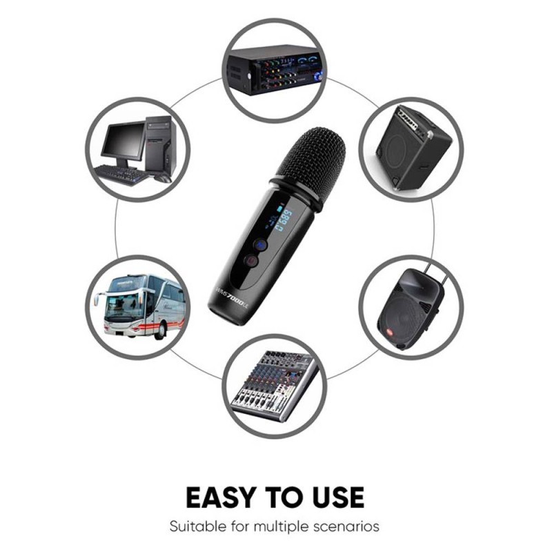 Buy SonicGear Wireless Microphone - WMS 7000 UL - Wireless Microphone with receiver in Cyprus, Nicosia, Limassol, Larnaka, Pafos