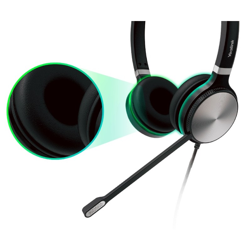 Buy Yealink Headset Ear Cushion - Leather for WH62 WH66 UH36 in Cyprus, Nicosia, Limassol, Larnaka, Pafos