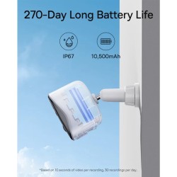 Buy Baseus Security Outdoor Camera - N1 Plus - 2K Full Color White(Add On) in Cyprus, Nicosia, Limassol, Larnaka, Pafos