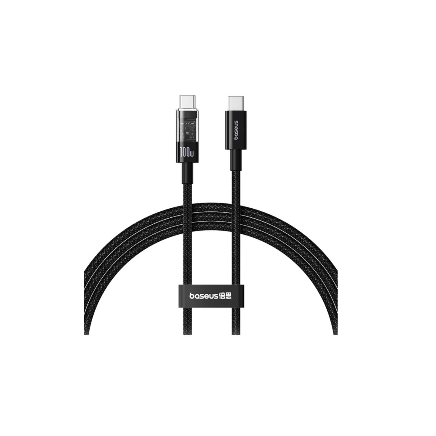 Baseus Gem Series USB-C to USB-C 100W 1.0m Black - CB000092 (Retail) — Buy in Cyprus with Fast Delivery