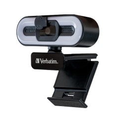 Buy Verbatim Webcam - AWC-02 - Full HD Autofocus with Microphone & Light in Cyprus, Nicosia, Limassol, Larnaka, Pafos