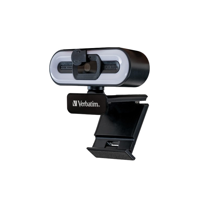 Buy Verbatim Webcam - AWC-02 - Full HD Autofocus with Microphone & Light in Cyprus, Nicosia, Limassol, Larnaka, Pafos
