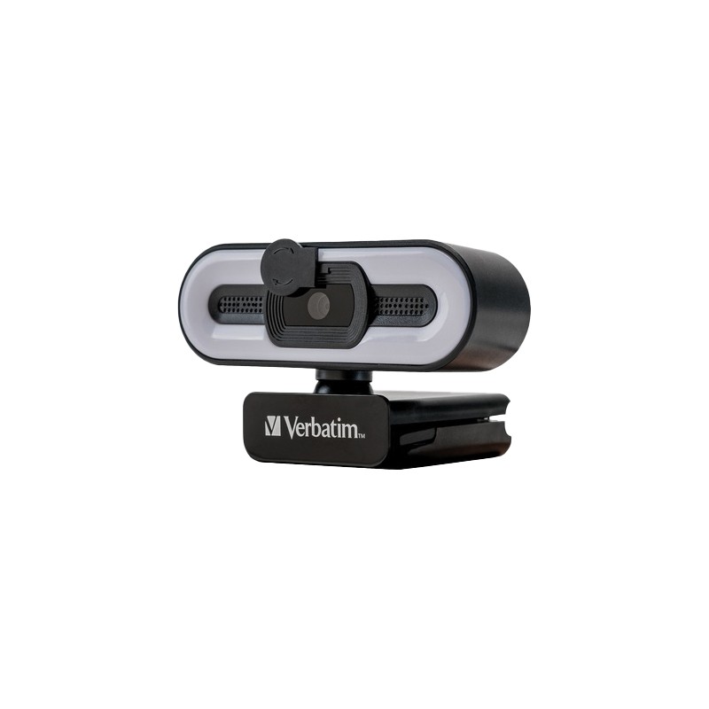 Buy Verbatim Webcam - AWC-02 - Full HD Autofocus with Microphone & Light in Cyprus, Nicosia, Limassol, Larnaka, Pafos