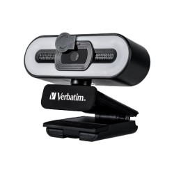 Verbatim AWC-02 Full HD 1080p Autofocus Webcam with Microphone & Light (Boxed) — Buy in Cyprus with Fast Delivery
