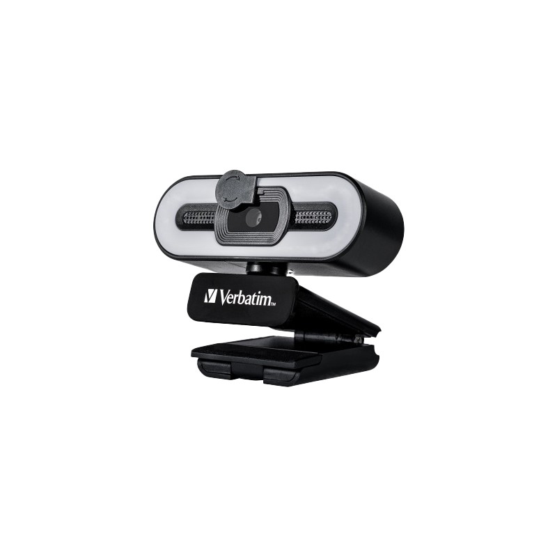 Buy Verbatim Webcam - AWC-02 - Full HD Autofocus with Microphone & Light in Cyprus, Nicosia, Limassol, Larnaka, Pafos