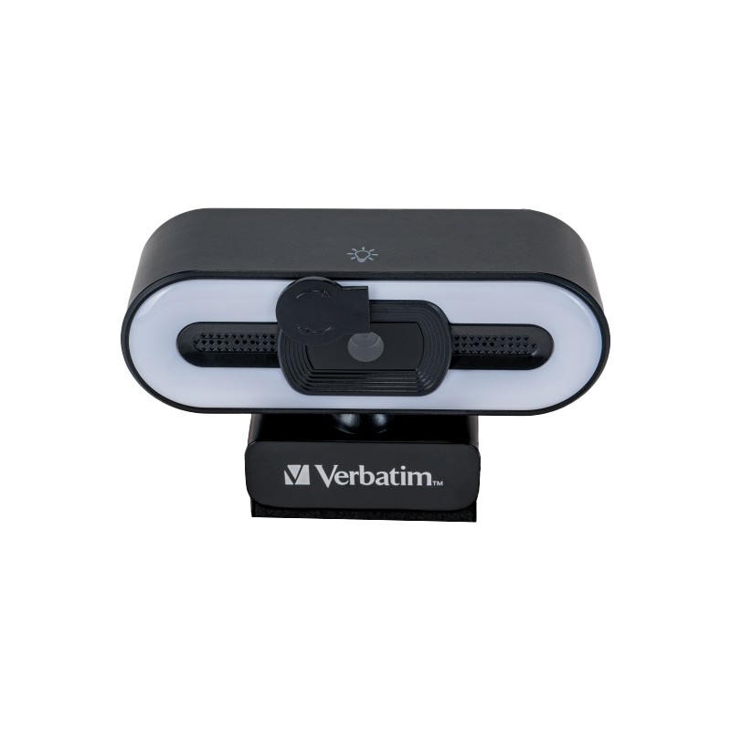 Buy Verbatim Webcam - AWC-02 - Full HD Autofocus with Microphone & Light in Cyprus, Nicosia, Limassol, Larnaka, Pafos