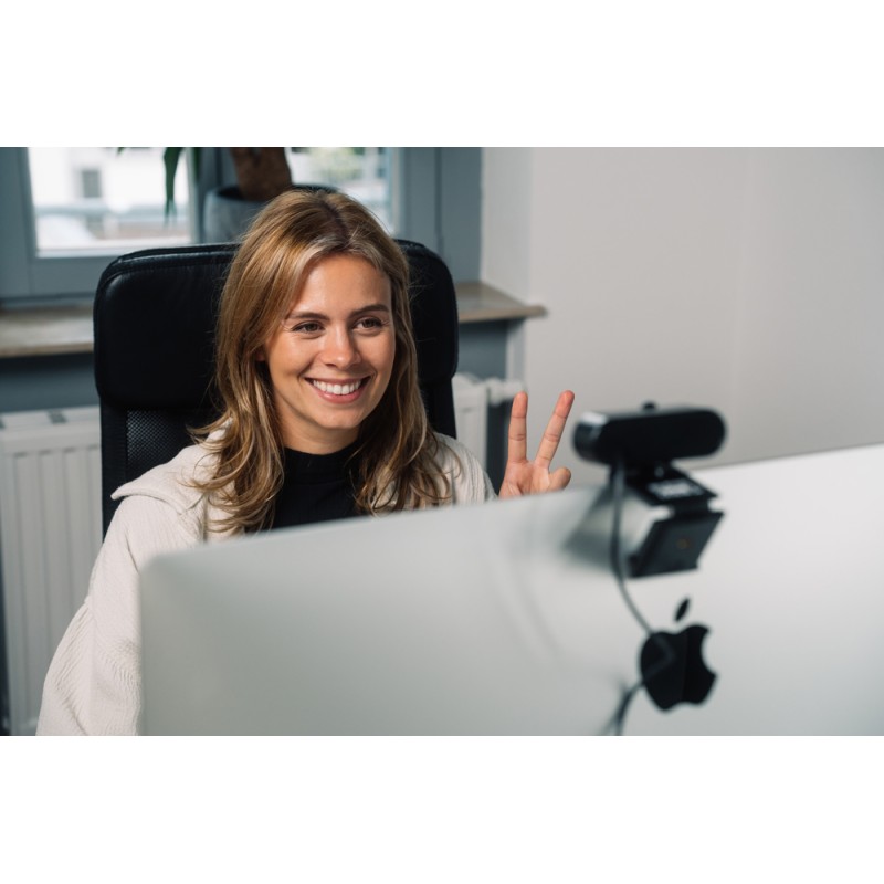 Buy Verbatim Webcam - AWC-02 - Full HD Autofocus with Microphone & Light in Cyprus, Nicosia, Limassol, Larnaka, Pafos