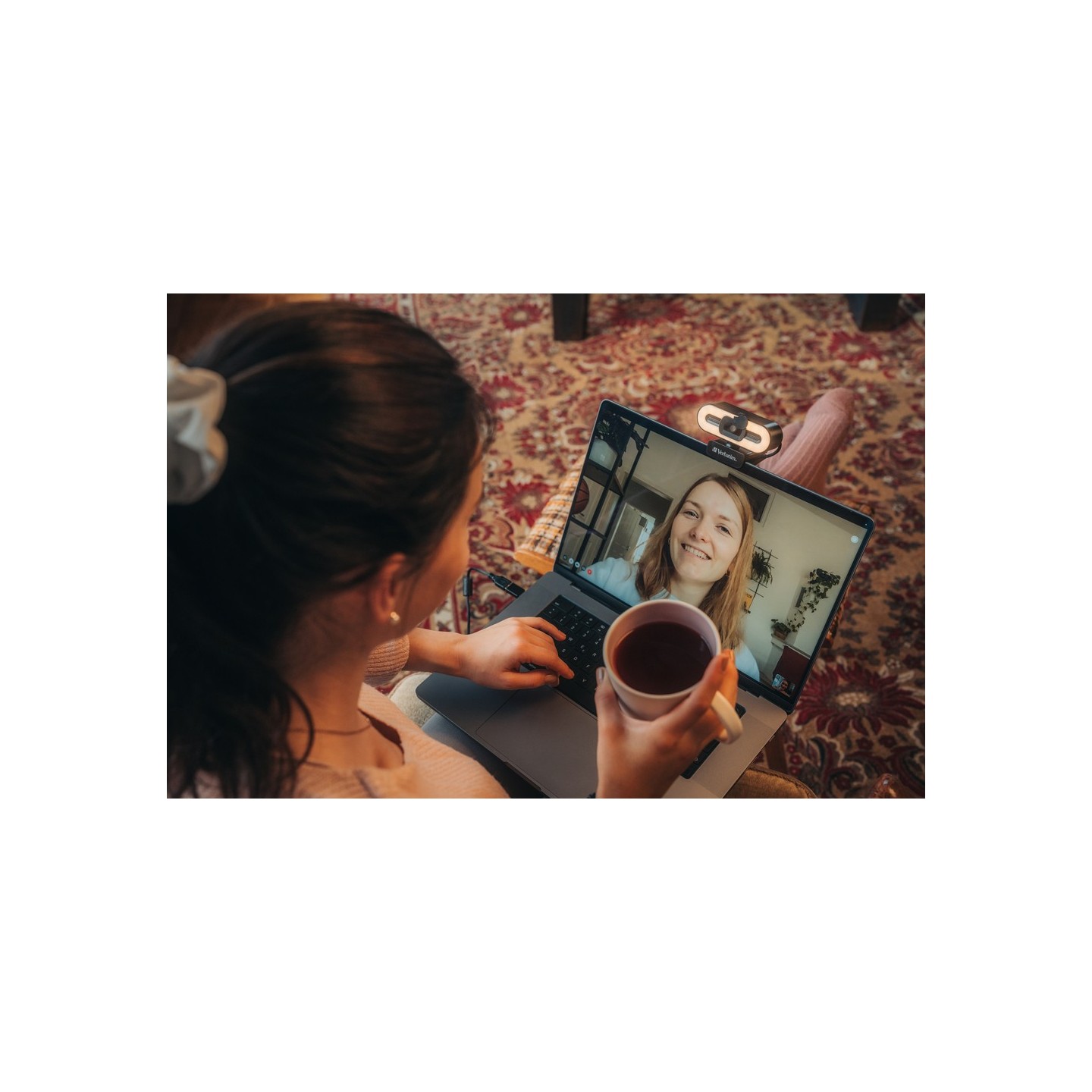 Verbatim AWC-02 Full HD 1080p Autofocus Webcam with Microphone & Light (Boxed) — Buy in Cyprus with Fast Delivery