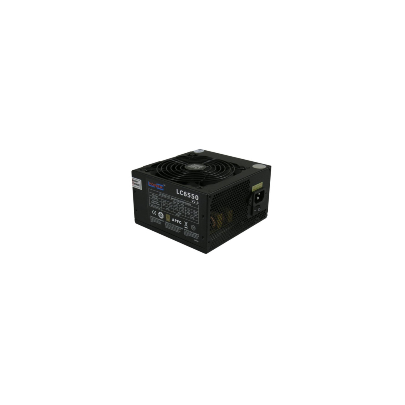 LC-Power Super Silent LC6550 V2.3 - 550W 80 PLUS Bronze ATX PSU, Non-Modular, 120mm Fan — Buy in Cyprus with Fast Delivery