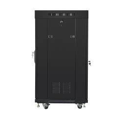 Buy Lanberg Free Standing Cabinet 19'' with Glass Door 22U 60cm Ventilation Pane... in Cyprus, Nicosia, Limassol, Larnaka, Pafos