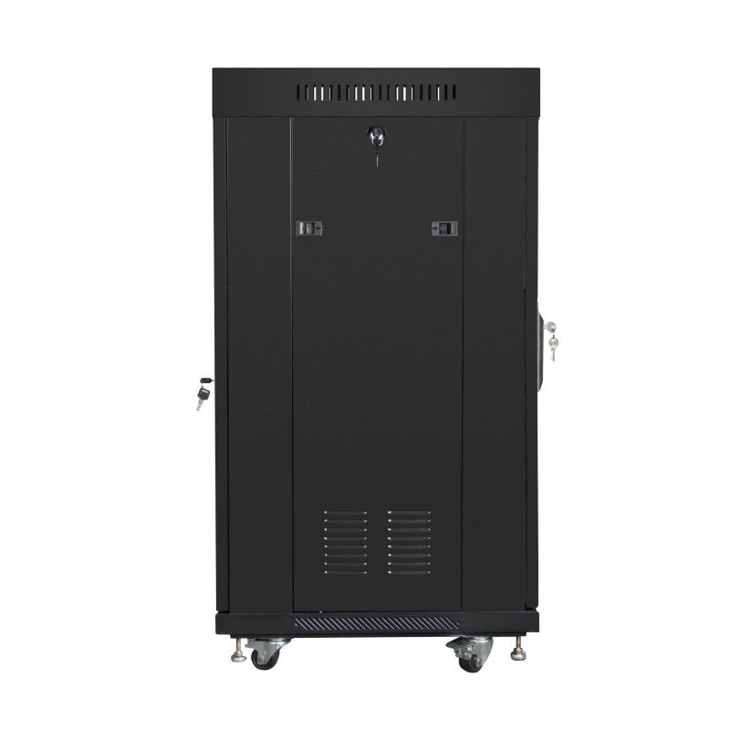 Buy Lanberg Free Standing Cabinet 19'' with Glass Door 22U 60cm Ventilation Pane... in Cyprus, Nicosia, Limassol, Larnaka, Pafos