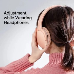 Buy Baseus Wireless Headphones Over Ear Encok - D02 Pro v2 - Pink in Cyprus, Nicosia, Limassol, Larnaka, Pafos