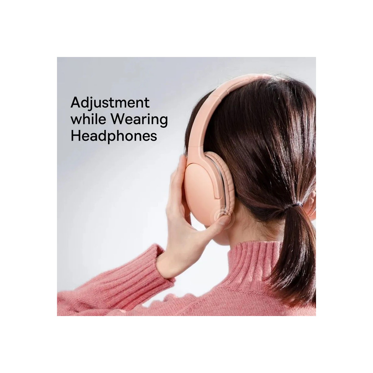 Baseus Wireless Headphones Over Ear Encok - D02 Pro v2 - Pink — Buy in Cyprus with Fast Delivery