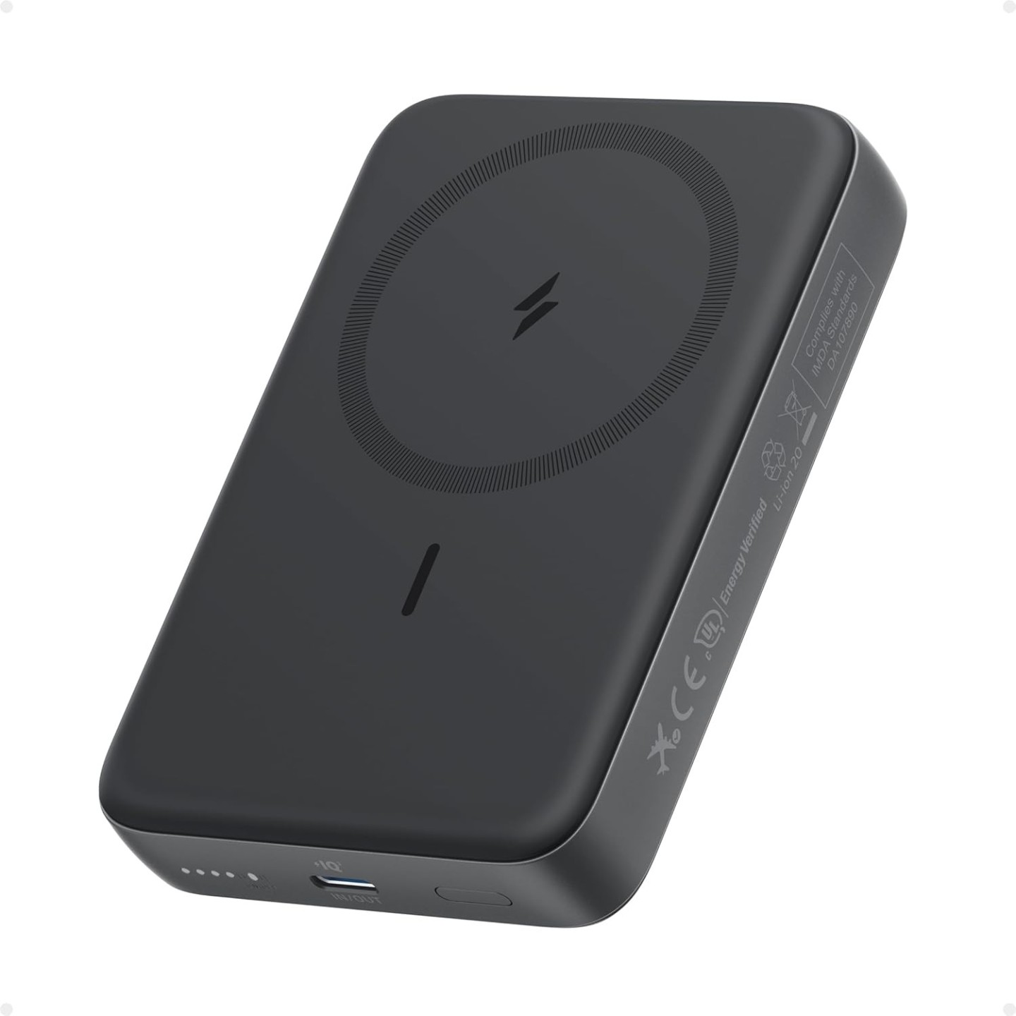 Anker Mobile Powerbank 10000 MagGo Zolo Wireless with 30W USB-C Black - 10000 mAh, Wireless, 30W USB-C