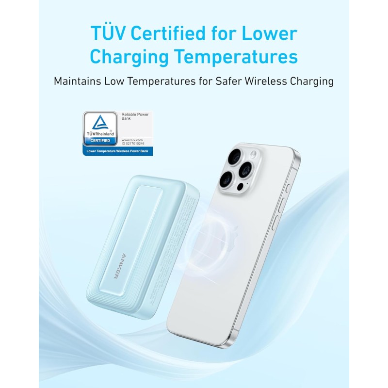 Buy Anker Mobile Powerbank 10000 MagGo Zolo Wireless with 30W USB-C Black - 1000... in Cyprus, Nicosia, Limassol, Larnaka, Pafos