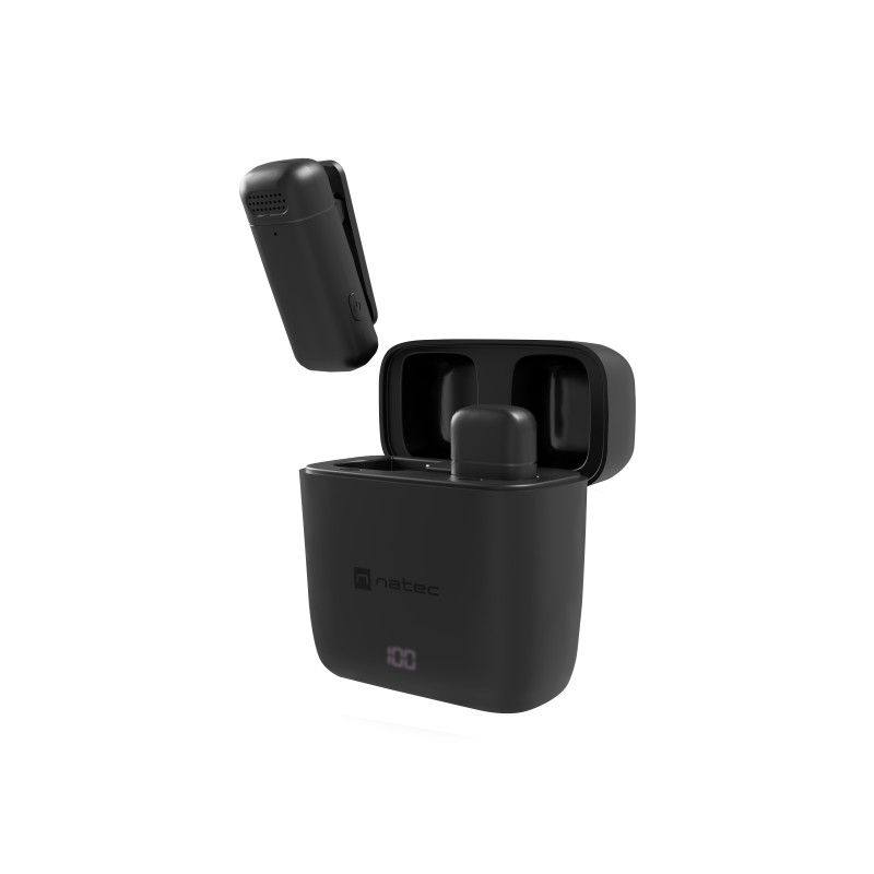 Buy Natec Wireless Wearable Microphones for Contect Creators - USB-C HOPPER LAVA... in Cyprus, Nicosia, Limassol, Larnaka, Pafos