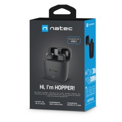 Buy Natec Wireless Wearable Microphones for Contect Creators - USB-C HOPPER LAVA... in Cyprus, Nicosia, Limassol, Larnaka, Pafos