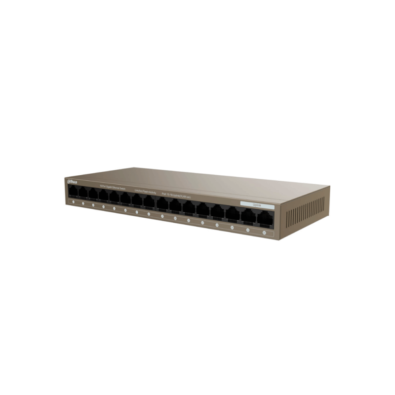 Buy Dahua Ethernet Switch - PFS3016-16GT-M - 16 port Gigabit in Cyprus, Nicosia, Limassol, Larnaka, Pafos